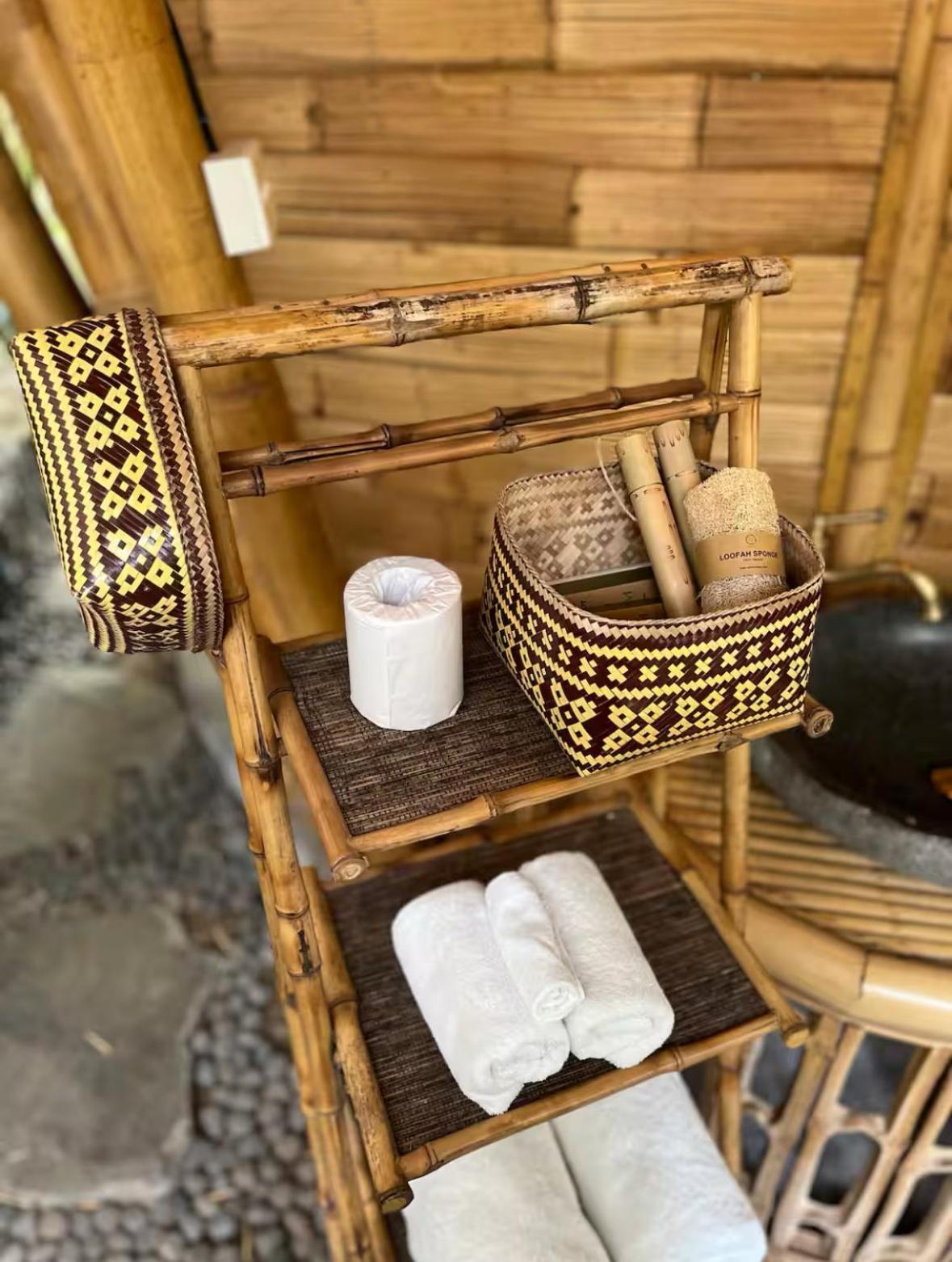 Wahem Eco Bamboo - Magical Bamboo House Ubud Bali Villa Exterior foto